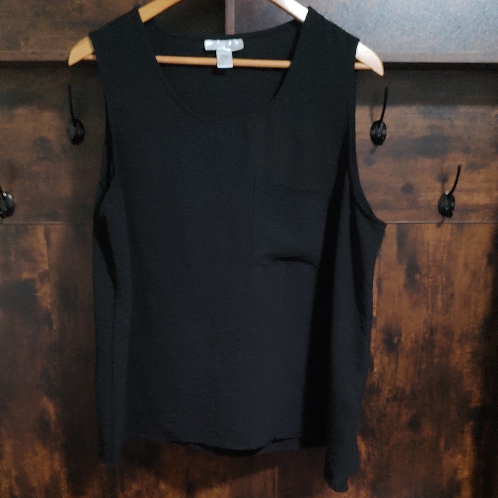 Elegant Black Sleeveless Top